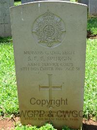 Dar Es Salaam War Cemetery - Spurgin, S F E